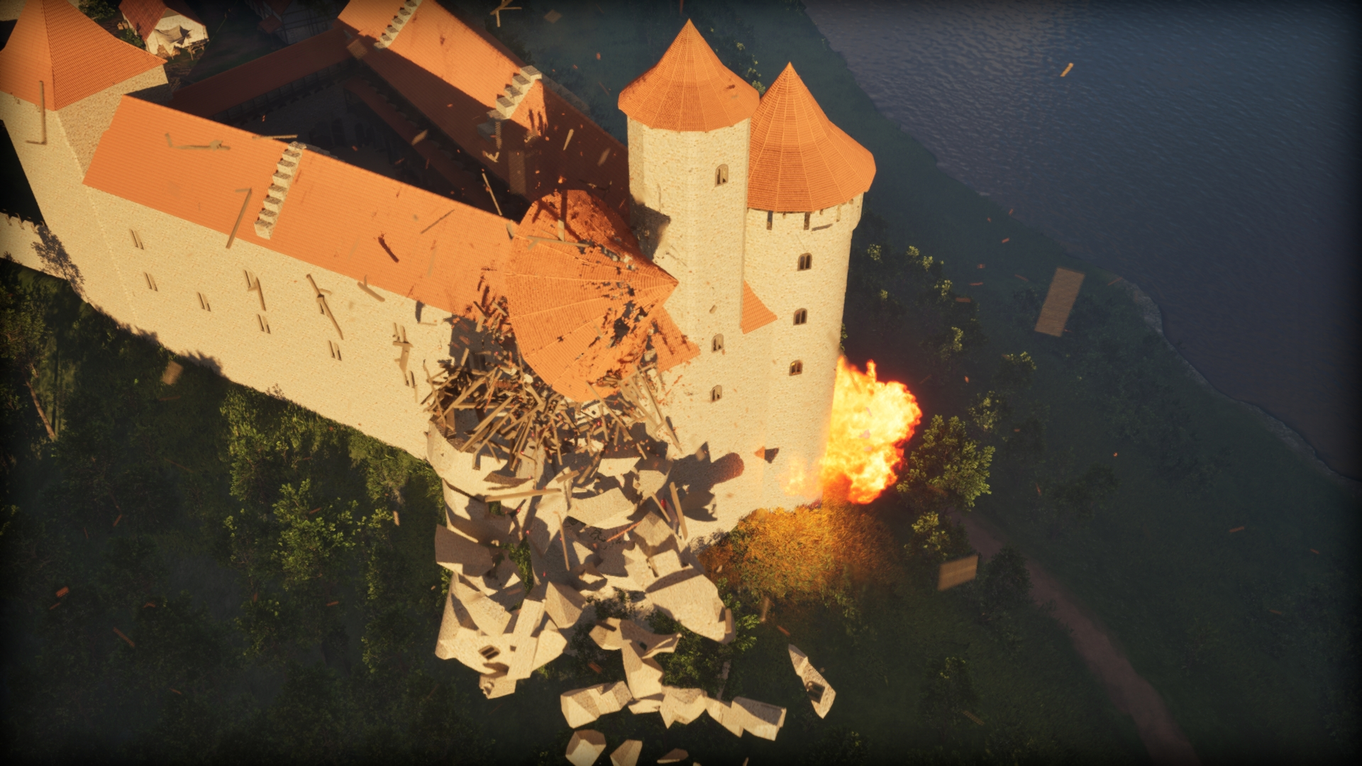 Koknese Castle demolition